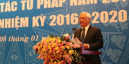 Phó Chủ tịch Quốc Hội Uông Chu Lưu phát biểu tại Hội nghị