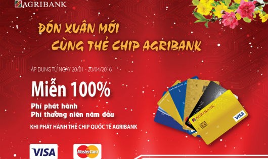 Đón xuân 2016 cùng thẻ chip Agribank