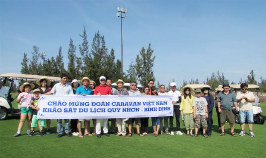 Đoàn Caravan TP. Hồ Chí Minh đến sân golf FLC Quy Nhơn Golf Links