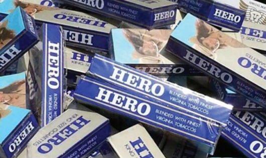 80-90% thuốc lá lậu tại Việt Nam mang nhãn hiệu JET và HERO của Sumatrra