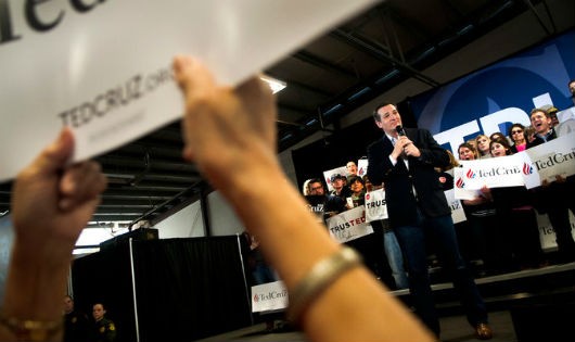 Thượng Nghị sỹ Ted Cruz tại một buổi vận động tranh cử ở Idaho. Ảnh: AP