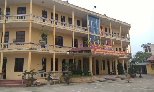 Trụ sở CA huyện Ninh Giang nơi ông Khả tố cáo bị tra tấn, ép cung