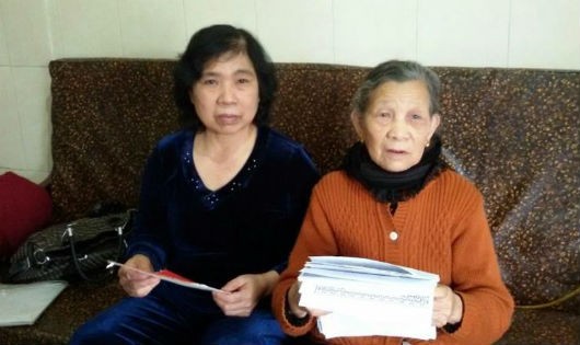 Bà Quý và chị Nguyễn Thị Châu vẫn đang chờ UBND huyện Đức Thọ giải quyết dứt điểm vụ việc