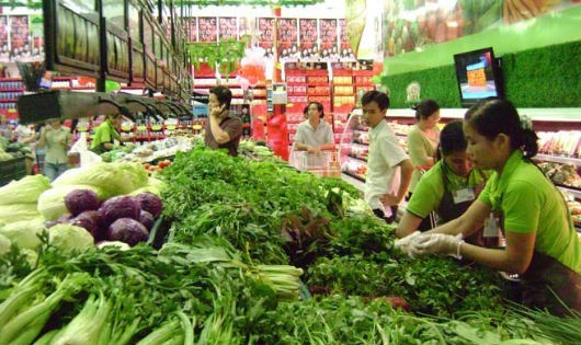 Thị trường Hà Nội một ngày tiêu thụ khoảng 1000 tấn thịt các loại, 700 tấn cá, 2500 tấn rau củ các loại