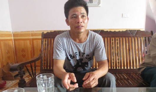 Anh Hoàng Văn Lộc trình bày sự việc với Báo Pháp Luật Việt Nam