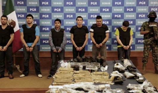 Những thành viên trong băng đảng tội phạm Los Zetas bị bắt