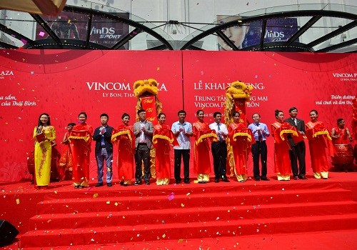 Vincom khai trương TTTM đầu tiên tại Thái Bình