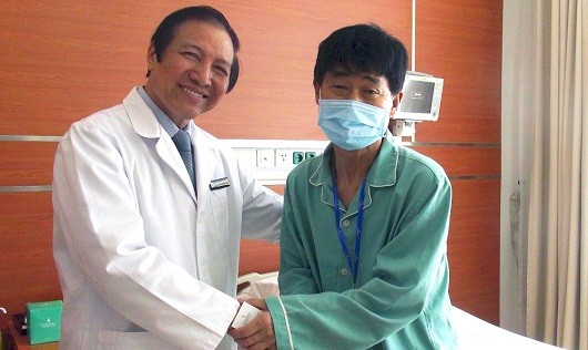 Ông Miyata.K gửi lời cảm ơn tới Bệnh viện Đa khoa Quốc tế Vinmec Times City và người cho thận đã giúp cho ông ghép thận thành công.