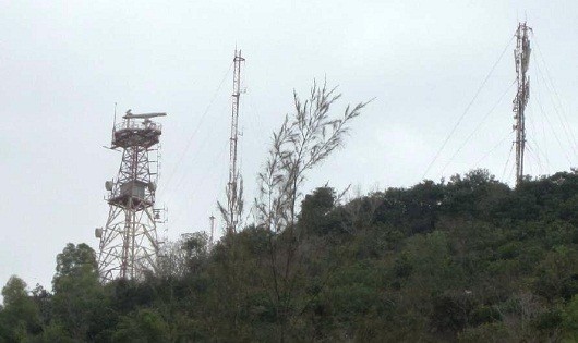 Trạm radar 585 trên đỉnh Núi Lớn Vũng Tàu