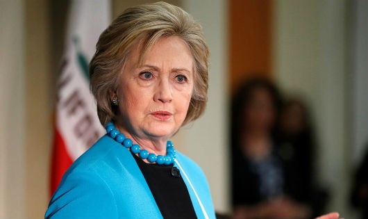 Bà Hillary Clinton - ứng viên của đảng Dân chủ cho vị trí tổng thống
