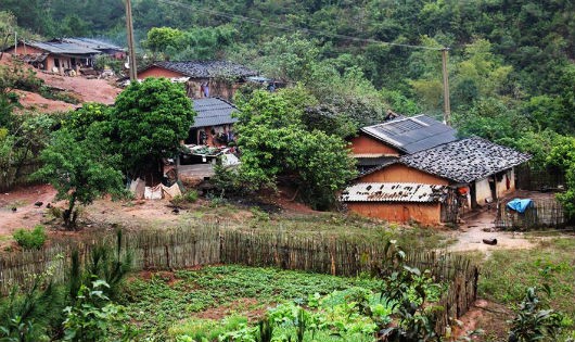 Những ngôi nhà cổ kính của đồng bào dân tộc Dao ở huyện Bình Liêu