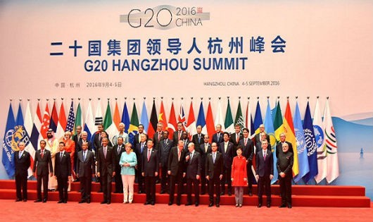 Các nhà lãnh đạo dự G20. Ảnh: Reuters