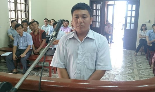 Bị cáo Chu Văn Phú tại phiên tòa ngày 8/9