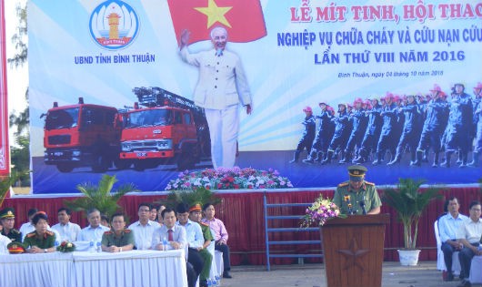 Bình Thuận: Kỷ niệm 55 năm ngày truyền thống lực lượng Cảnh sát PCCC