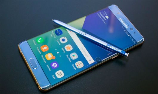 Sự cố lỗi pin của điện thoại Samsung Galaxy Note 7 có nguy cơ cháy nổ