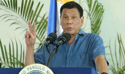 Tổng thống Philippines Duterte. Ảnh: Reuters