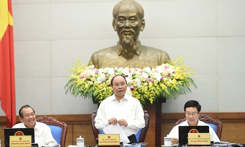 Thủ tướng Nguyễn Xuân Phúc chủ trì phiên họp Chính phủ thường kỳ tháng 10/2016