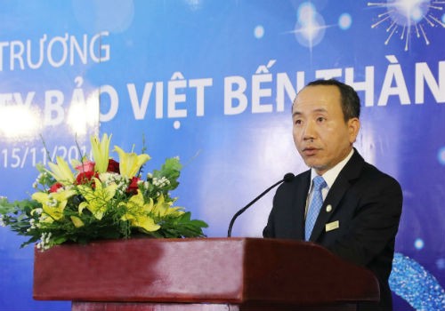 Ông Phan Kim Bằng - Chủ tịch HĐTV Tổng Công ty Bảo hiểm Bảo Việt phát biểu khai mạc tại buổi lễ