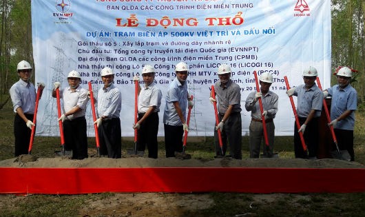 Động thổ dự án Trạm biến áp 500kV Việt Trì và đấu nối