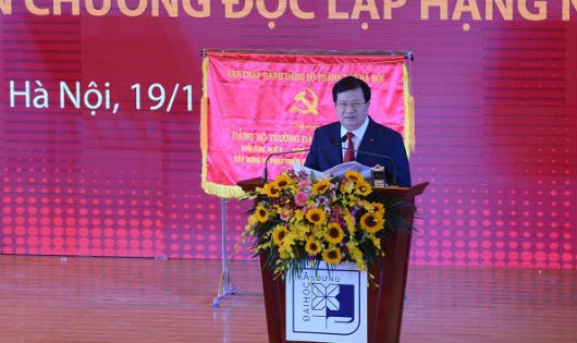 Phó Thủ tướng Trịnh Đình Dũng phát biểu tại Lễ kỷ niệm.