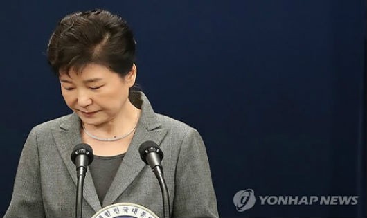 Tổng thống Hàn Quốc Park Geun-hye. Ảnh: Yonhap