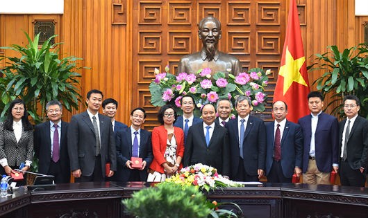 Thủ tướng tiếp 2 tập đoàn kinh tế lớn của Trung Quốc