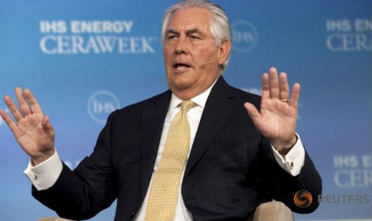 Chủ tịch kiêm CEO của Tập đoàn ExxonMobil Rex Tillerson. Ảnh Reuters