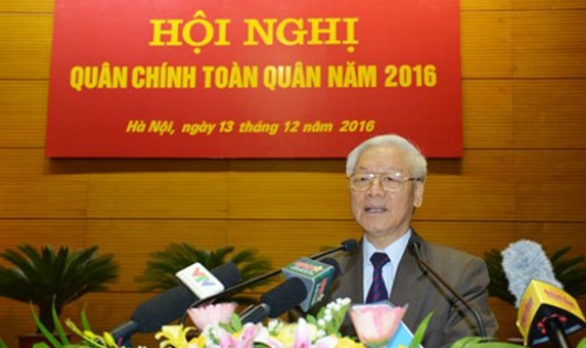 Tổng Bí thư Nguyễn Phú Trọng dự và phát biểu chỉ đạo Hội nghị