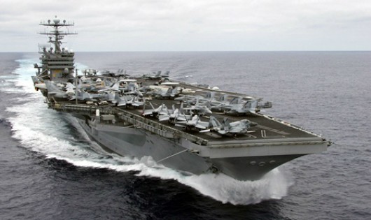 Tàu sân bay USS Carl Vinson. Ảnh: Wikimedia Commons
