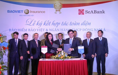 Tập Bảo hiểm Bảo Việt và SeABank ký kết Thỏa thuận hợp tác toàn diện