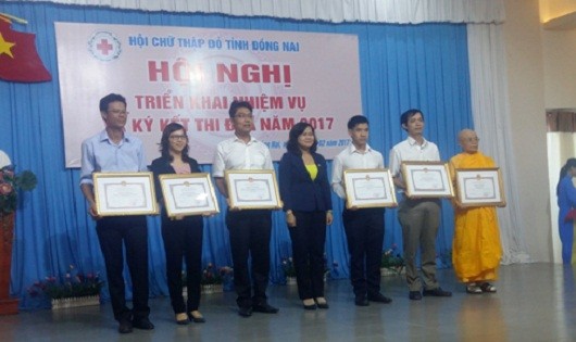 Vedan Việt Nam nhiều năm liền đạt thành tích xuất sắc trong hoạt động vì sự nghiệp Chữ Thập Đỏ