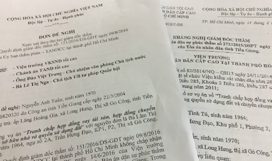 Vụ án tranh chấp hợp đồng vay tài sản ở Tiền Giang: Vì sao Tòa “lờ” kháng nghị của Viện? 