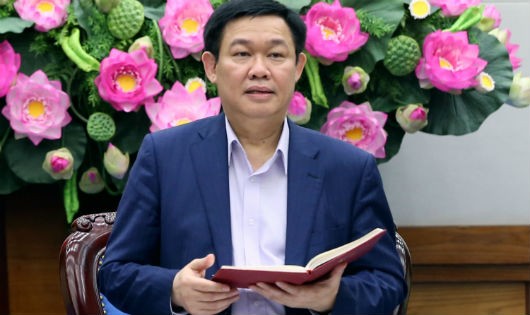 Phó thủ tướng Vương Đình Huệ. Ảnh: VGP/Thành Chung