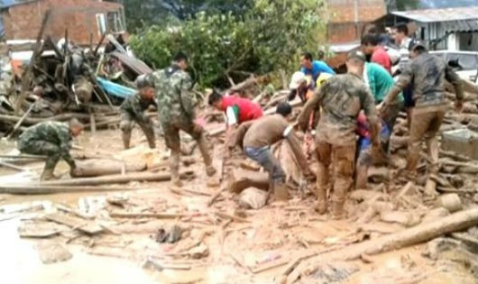 Các nỗ lực cứu hộ vẫn đang được tiến hành tại Colombia