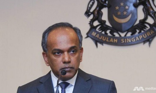 Bộ trưởng Nội vụ kiêm Bộ trưởng Tư pháp Singapore Shanmugam