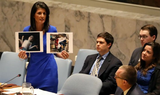 Đại sứ Mỹ tại Liên Hợp Quốc (LHQ) Nikki Haley