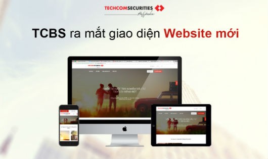 Techcom Securities ra mắt giao diện website hoàn toàn mới