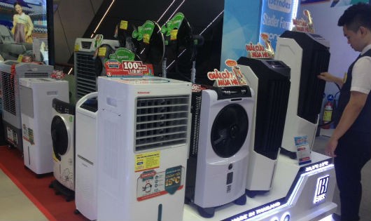 Máy làm mát không khí được bày bán nhiều trên thị trường