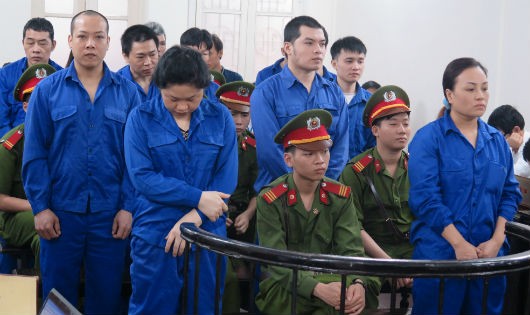 Bị cáo Đặng Minh Châu và đồng phạm hầu tòa