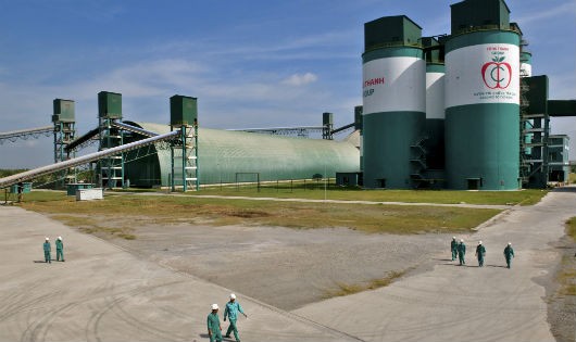Nhà máy xi măng Công Thanh tại Nhơn Trạch - Đồng Nai nhìn từ bên trong