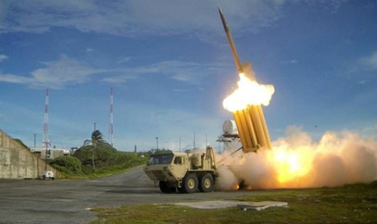 Bộ phận đánh chặn thuộc hệ thống tên lửa THAAD trong một cuộc thử nghiệm. Ảnh: Reuters/VnE