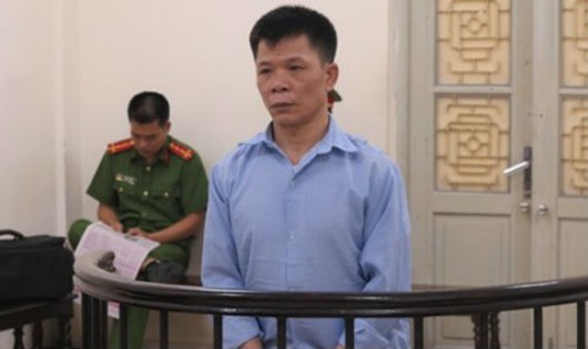 Nguyễn Văn Thỉnh tại phiên tòa. Ảnh ANTĐ