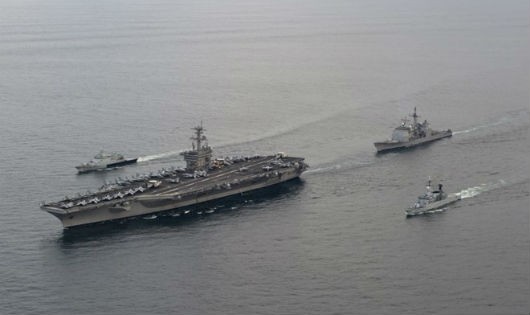 Tàu Hải quân của Malaysia tuần tra trên biển. Nguồn: Wikipedia/Vietnam+
