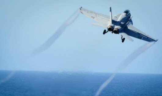 Chiến đấu cơ F/A-18E Super Hornet Mỹ. Ảnh: Reuters/VnExpress.