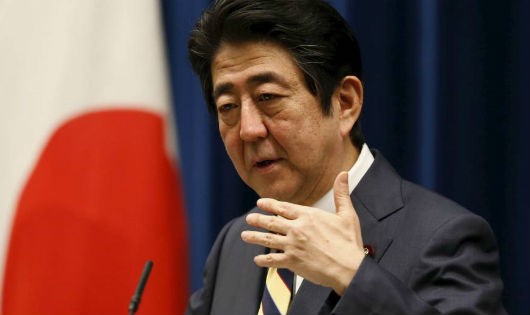 Thủ tướng Nhật Shinzo Abe. Ảnh Reuters