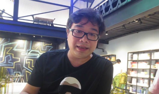 Đỗ Hoài Nam, đồng sáng lập Creative Lab by Up chia sẻ với phóng viên
