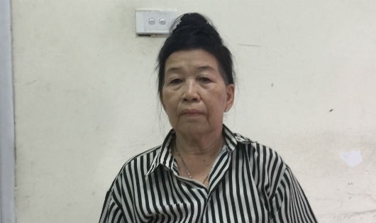 Bà Nguyễn Kim Phượng phản ánh sự việc với phóng viên Báo PLVN