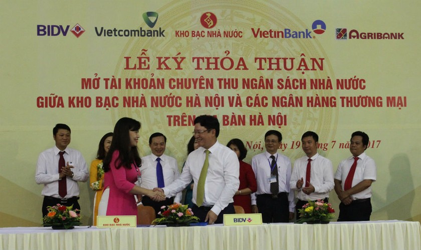 BIDV sẽ phối hợp thu Ngân sách Nhà nước trên địa bàn Hà Nội