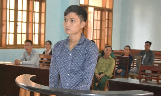 Bị cáo Nguyễn Văn Thành tại phiên tòa phúc thẩm ngày 6/7/2017