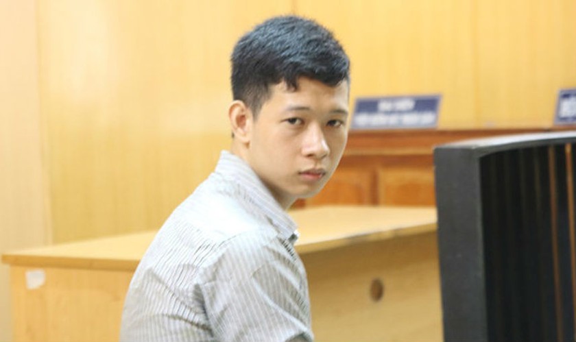 Bị cáo Hồ tại phiên tòa
